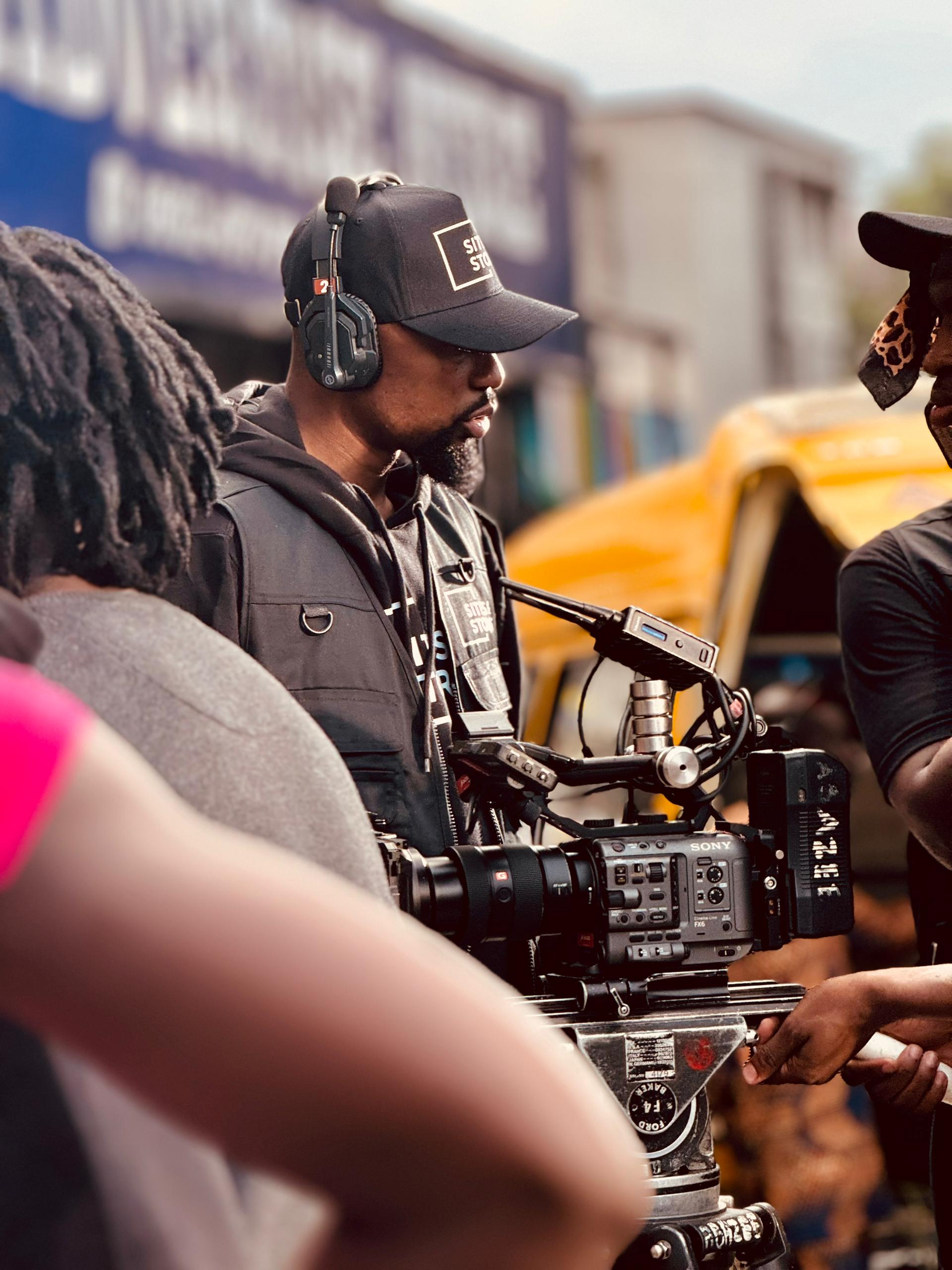 Sites & Stories cinematographer with Sony professional camera